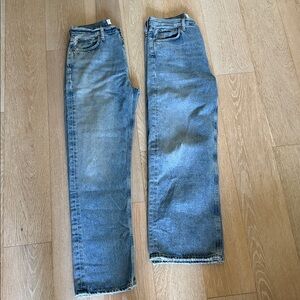Lot of AGOLDE jeans!